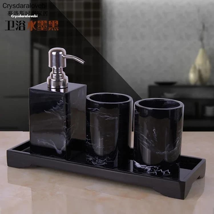 Microcement Bathroom Accessory Set for Airbnb Bathrooms view 3