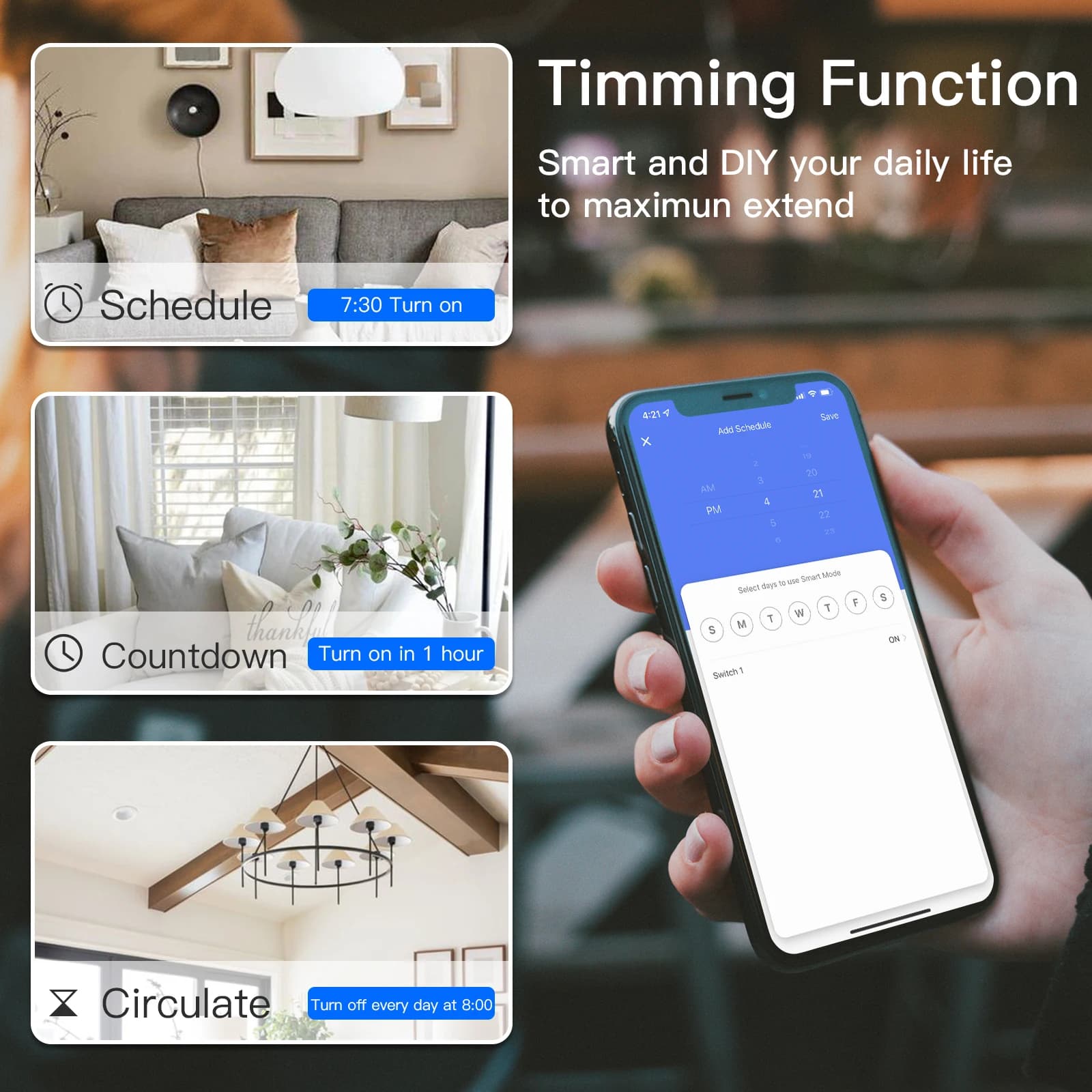 Smart Zigbee Touch Light Switch for Airbnb & STR Tech Upgrades view 5