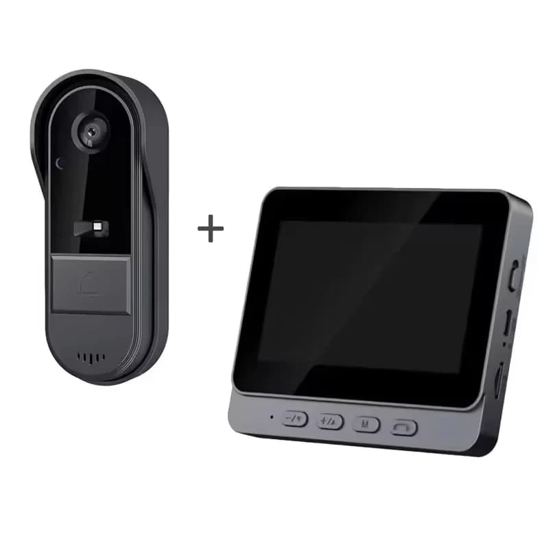 Wireless Video Doorbell for Airbnb Self Check-In | HD Night Vision view 7