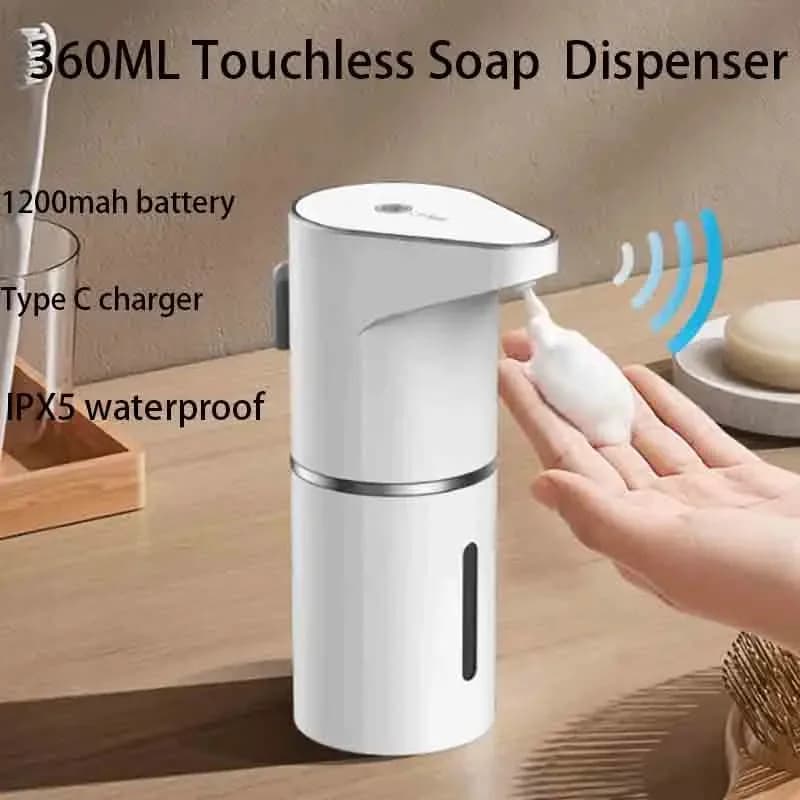 Automatic Soap Dispenser for Airbnb Bathroom | Wall Mounted STR Supply view 3