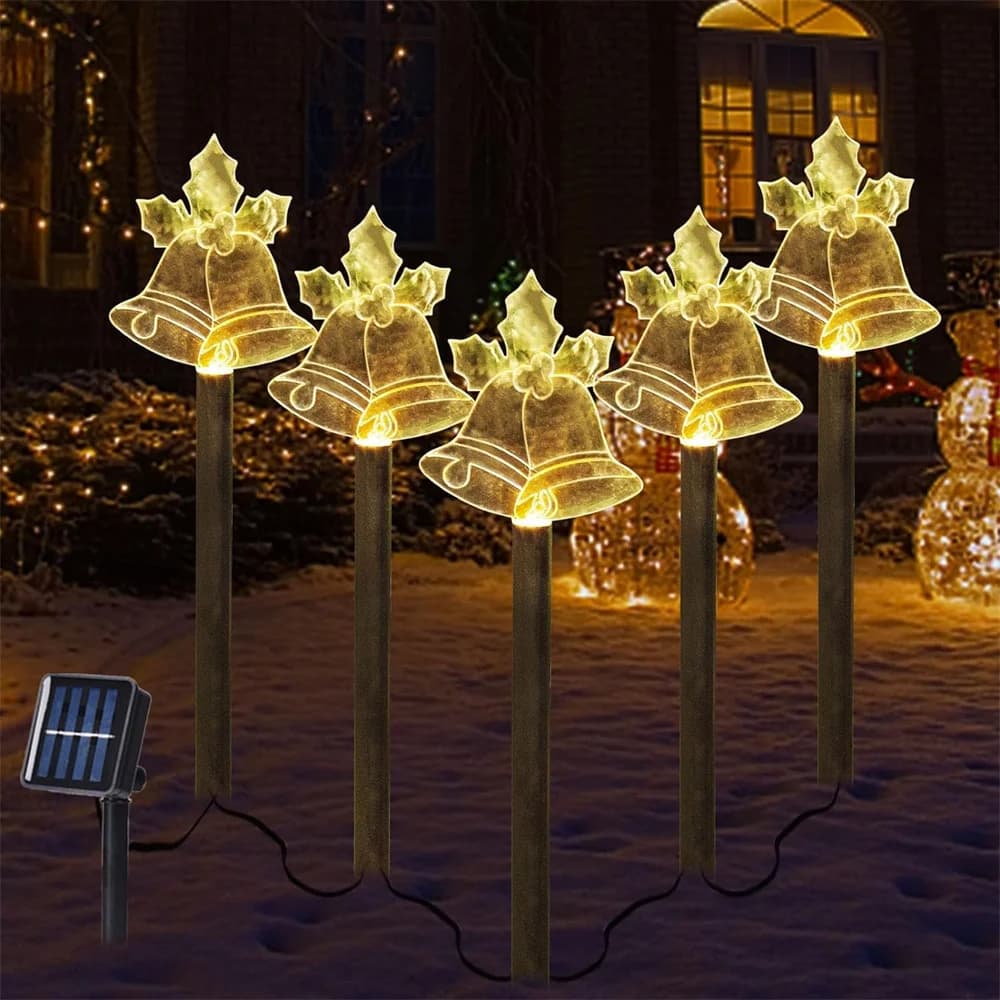 Solar Pathway Stake Lights for Airbnb Outdoor Spaces (4-Pack) view 7