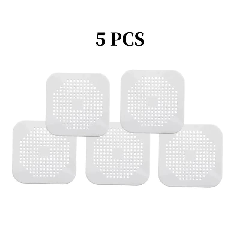Square Silicone Drain Cover for Airbnb Bathroom | Prevent Clogs view 7