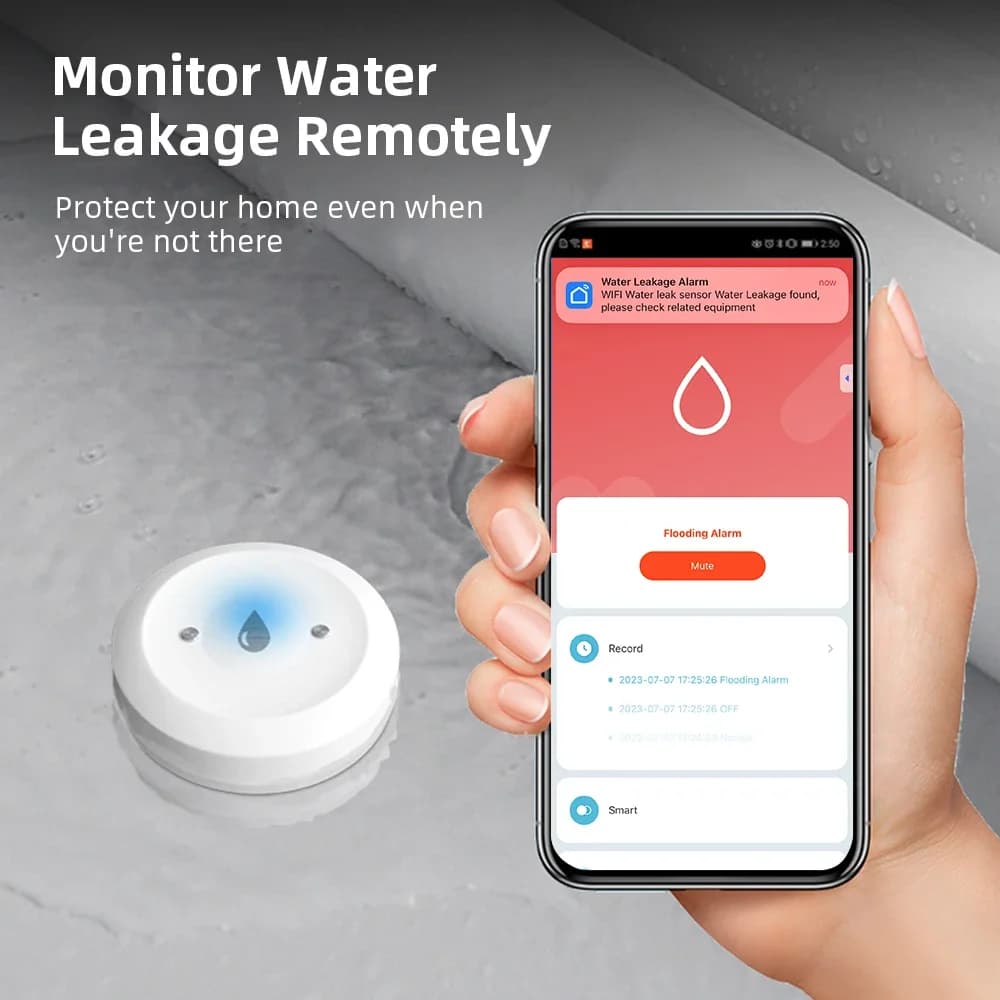 Smart Water Leak Sensor for Airbnb & STR Tech-Ready Rentals view 3