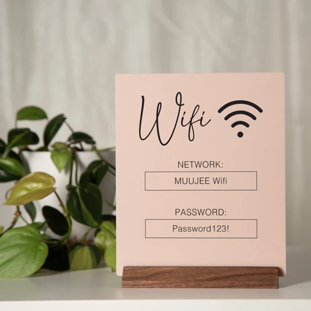 Welcome Guestbook Sign for Vacation Rental Guest Arrival view 4