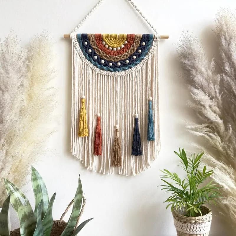 Minimalist Dried Pampas Grass Arrangement for Airbnb Decor view 2