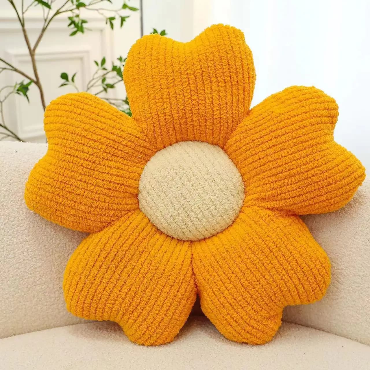 Five-Petal Flower Cushion for Airbnb Bedroom Comfort | STR Decor view 8