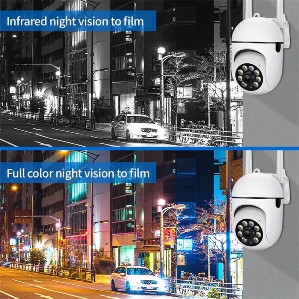 8MP Wireless Outdoor Security Camera for Airbnb Smart Home Hosts view 3