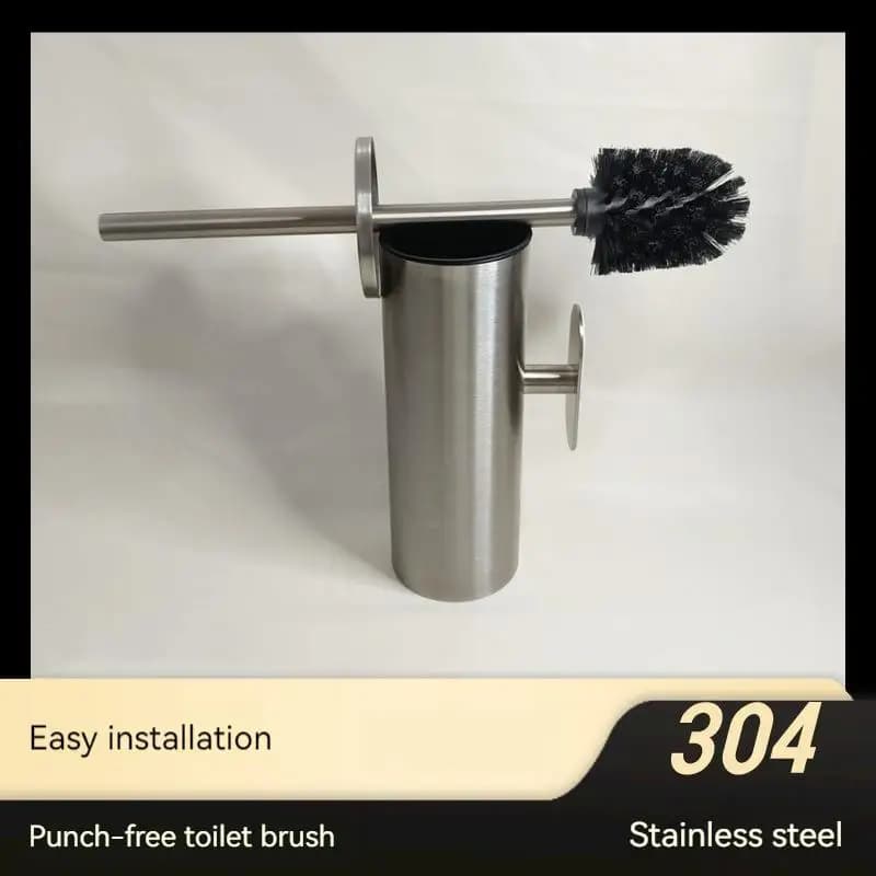 Modern Minimalist Toilet Brush Holder for Airbnb Bathrooms
