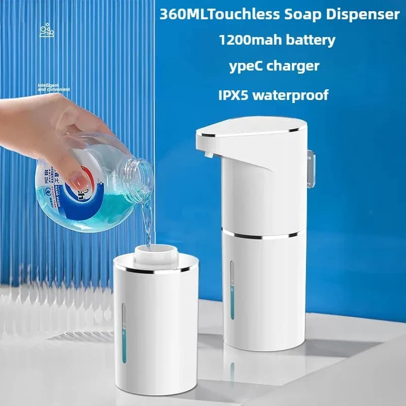 Automatic Soap Dispenser for Airbnb Bathroom | Wall Mounted STR Supply view 2