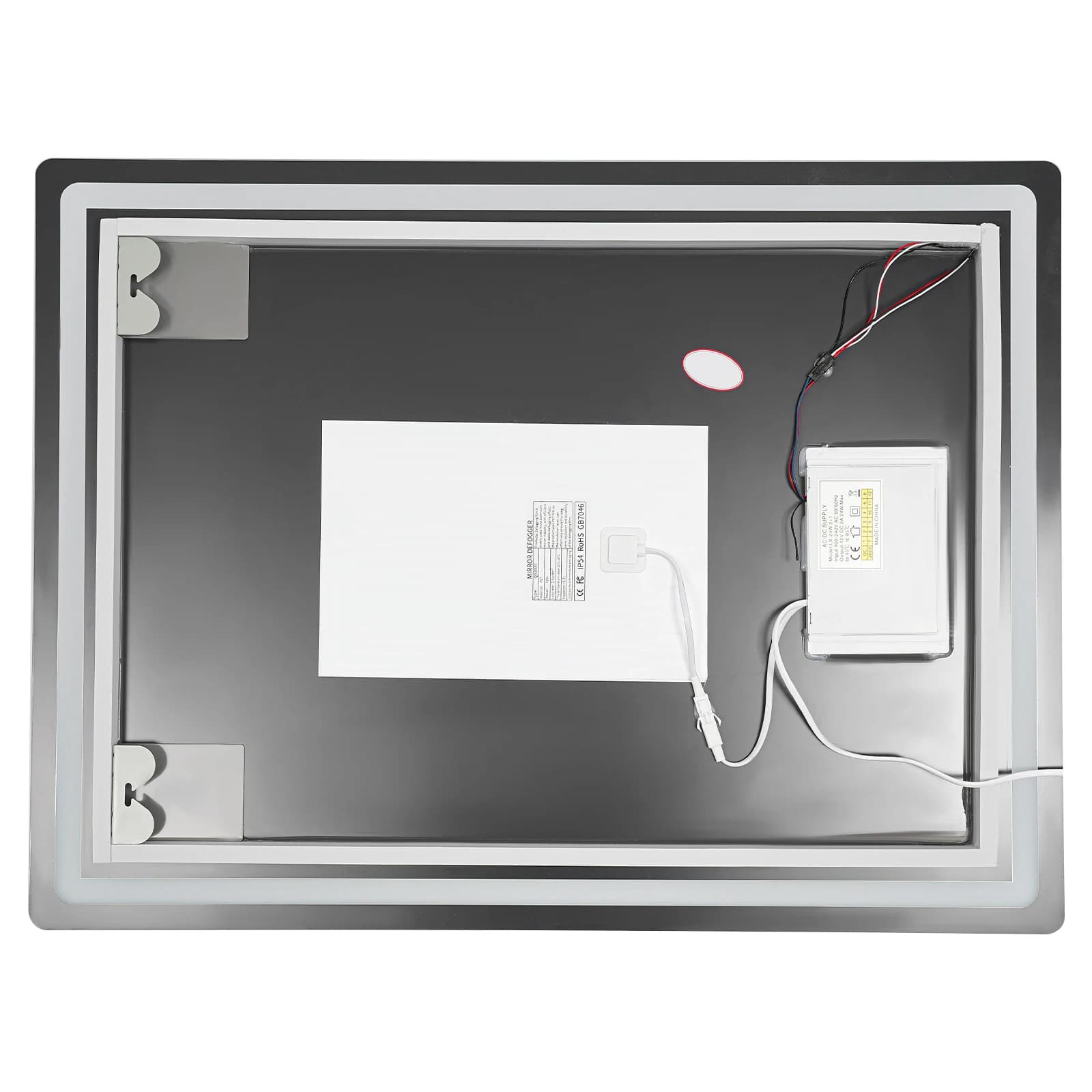 Anti-Fog LED Bathroom Mirror for Airbnb Bathrooms view 3