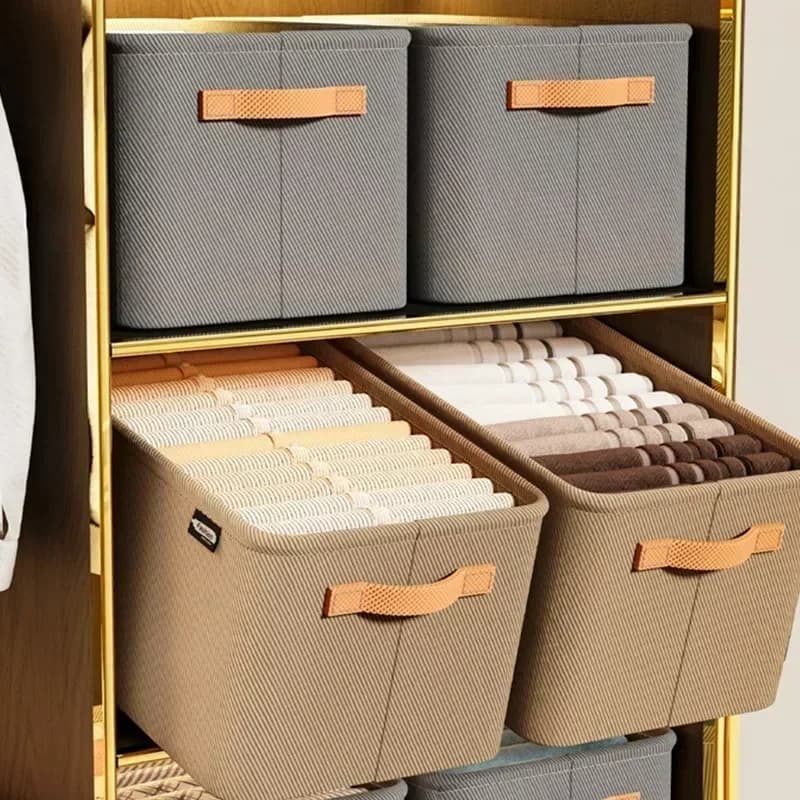 Clothes Organizer Box for Airbnb Bedroom Storage Solutions view 5
