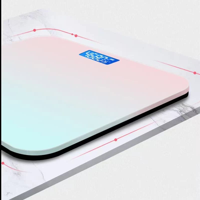 Gradient LED Electronic Scale for Airbnb Bathroom | Digital Display view 4