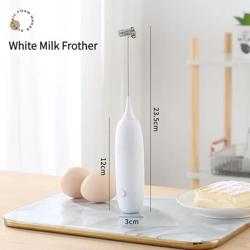 Handheld Egg Beater Froth Mixer for Airbnb Kitchen Essentials view 2