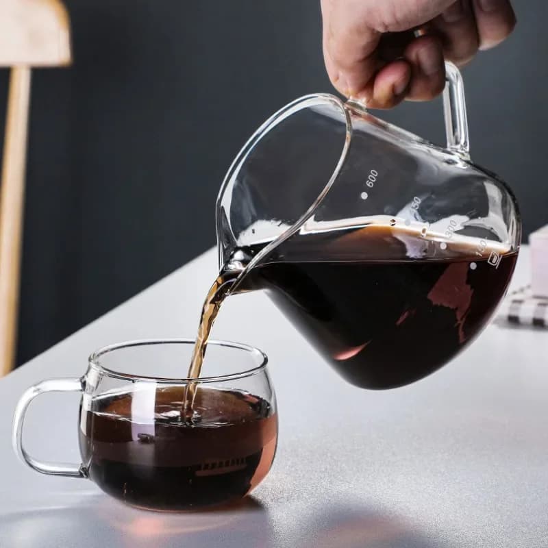Minimalist Pour-Over Coffee Maker Set for Airbnb Kitchens view 4