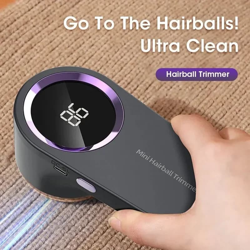 LED Lint Remover for Airbnb Bedroom | USB Fabric Shaver for Hosts view 3