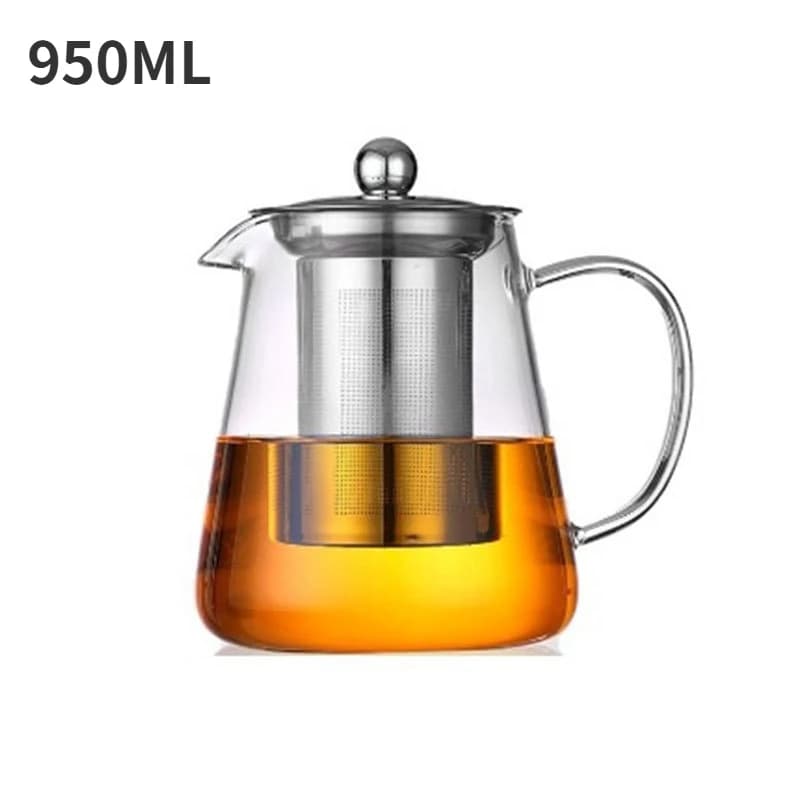 Heat Resistant Glass Teapot Set for Airbnb Kitchen Essentials view 7