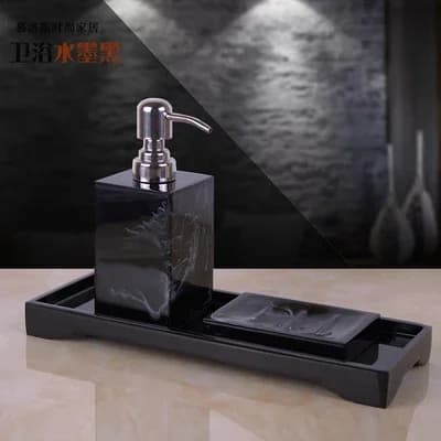 Microcement Bathroom Accessory Set for Airbnb Bathrooms view 8