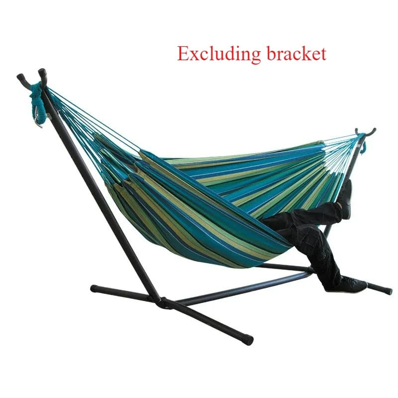Portable Canvas Hammock Chair for Airbnb Outdoor Spaces | STR Patio view 8