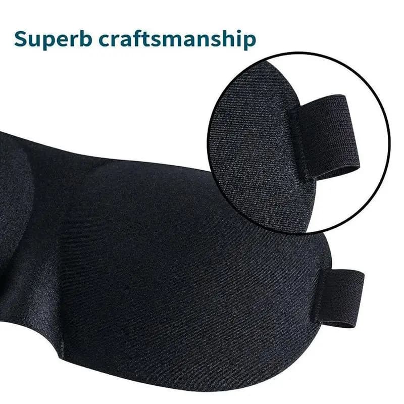 3D Sleeping Eye Mask for Airbnb Bedroom | Soft Blackout Blindfold view 5