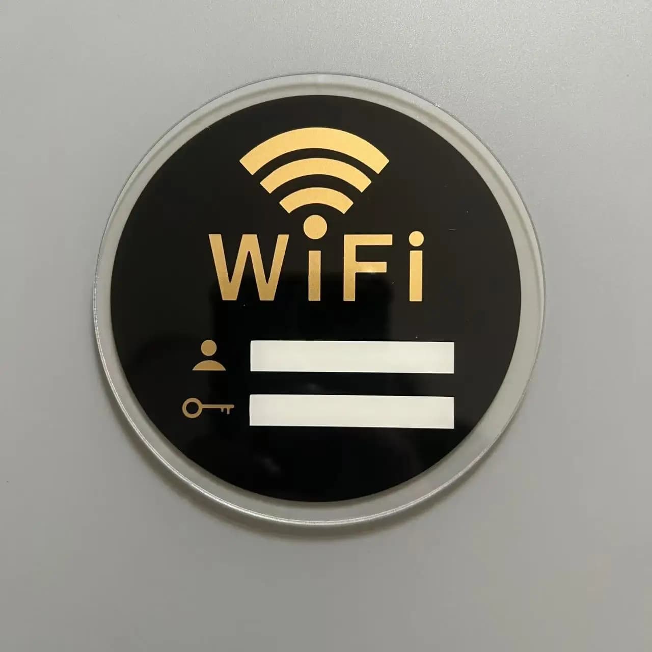 Welcome WiFi Password Sign for Airbnb Guest Arrival view 7