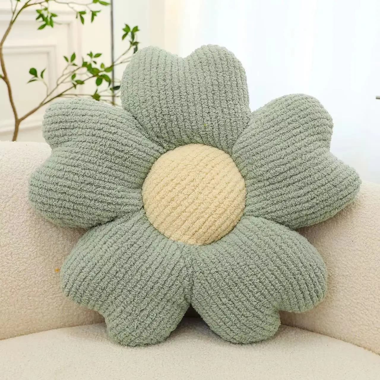 Five-Petal Flower Cushion for Airbnb Bedroom Comfort | STR Decor view 7