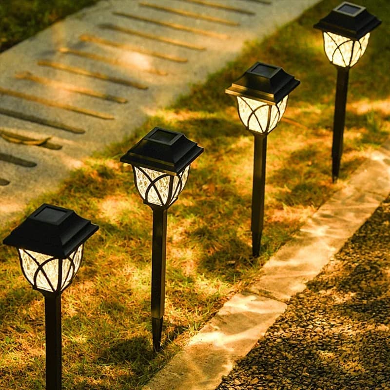 Solar Yard Lights for Airbnb Outdoor Spaces | Waterproof LED Pathway view 4
