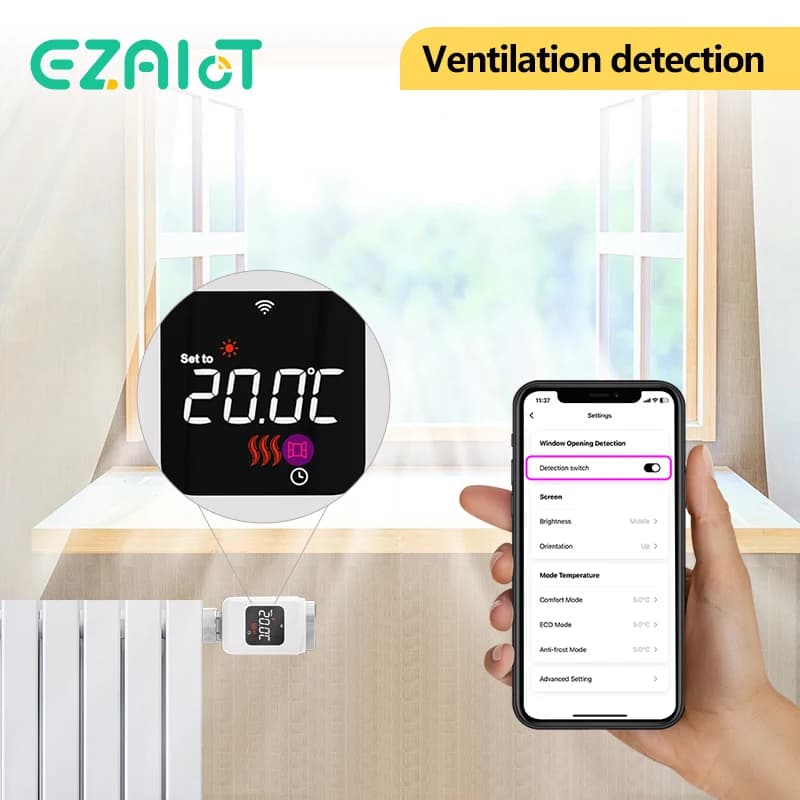 Smart WiFi Radiator Valve for Airbnb & Vacation Rental Hosts view 5