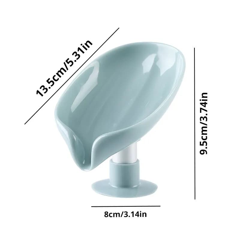 Leaf Shape Soap Holder Tray for Airbnb Kitchen or STR Rental view 6