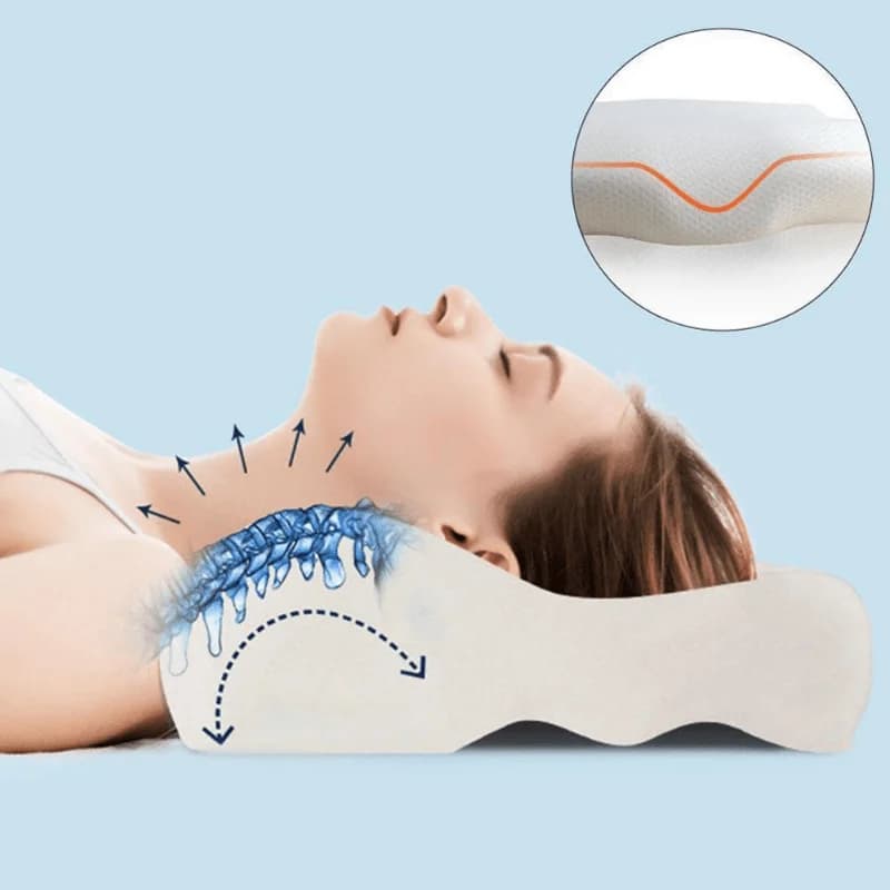 Orthopedic Memory Foam Pillow for Airbnb Bedroom Comfort view 5