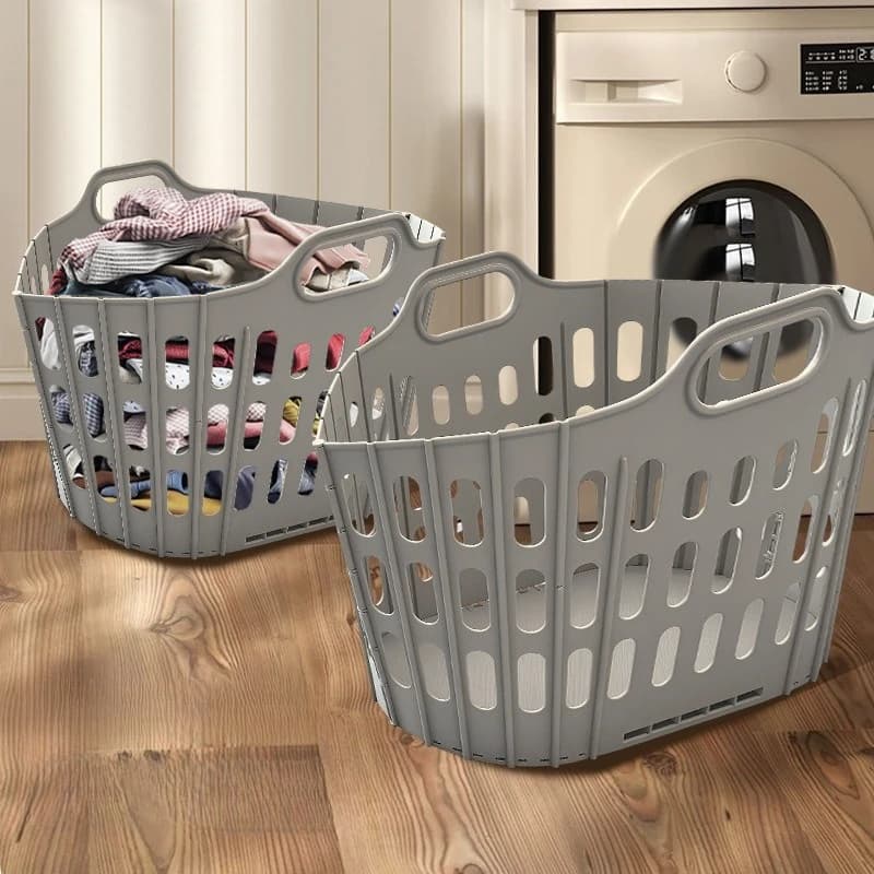 Modern Foldable Laundry Hamper for Airbnb Storage Needs