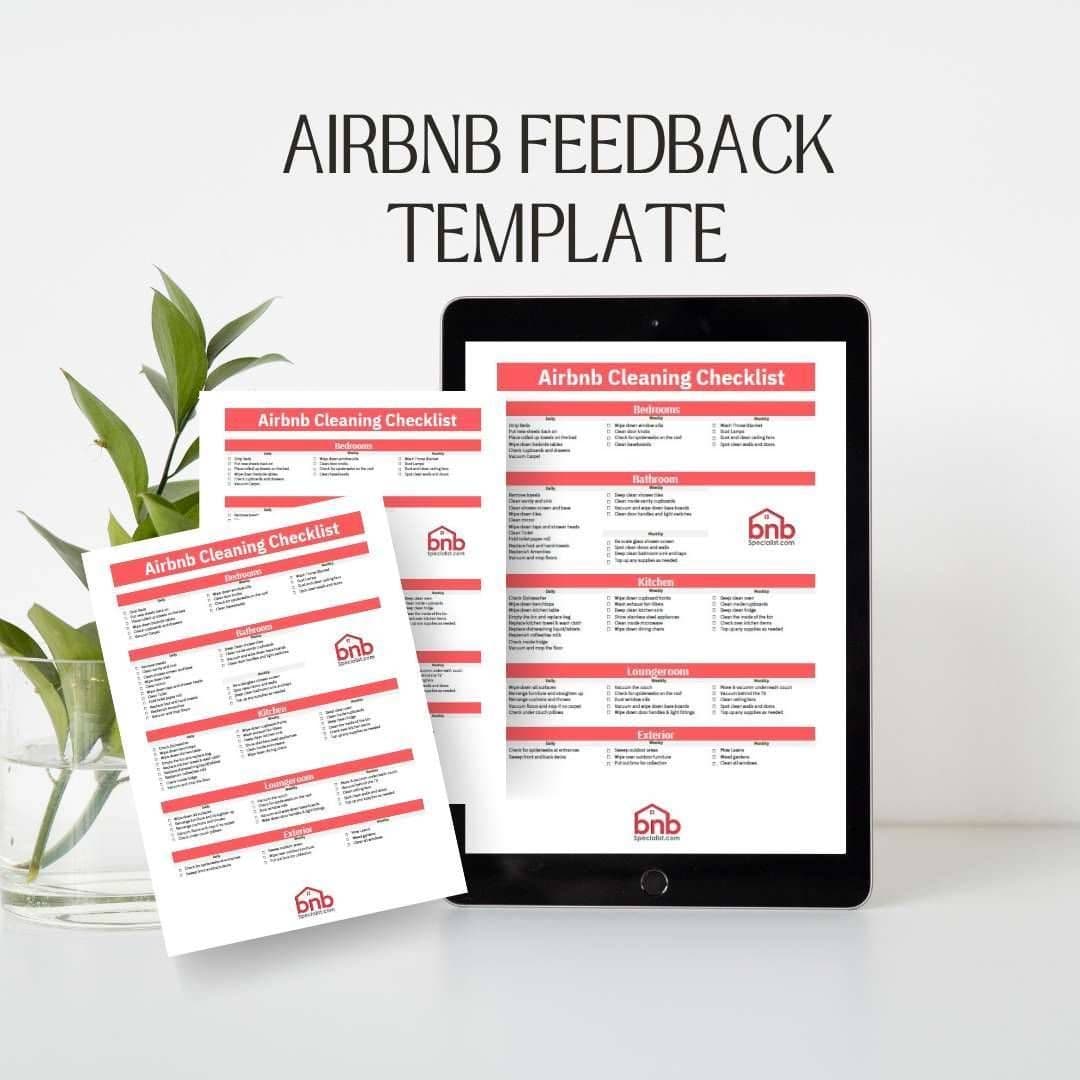 Airbnb Cleaning Checklist for Turnovers (Printable PDF) view 2