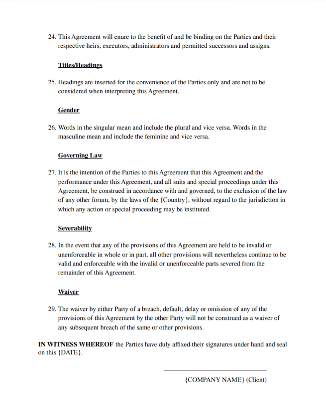 Cleaner Agreement Template for Airbnb Hosts view 4