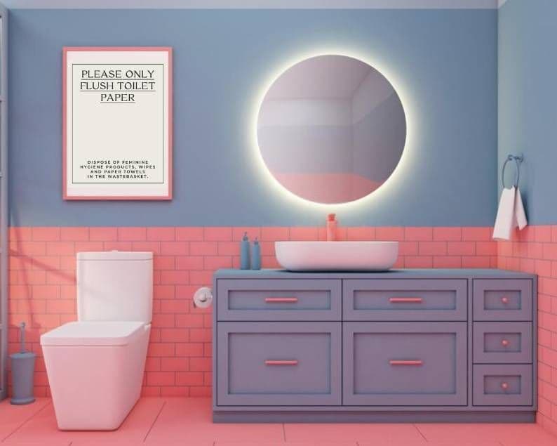 Do Not Flush Sign for Airbnb Bathrooms (Printable) view 3