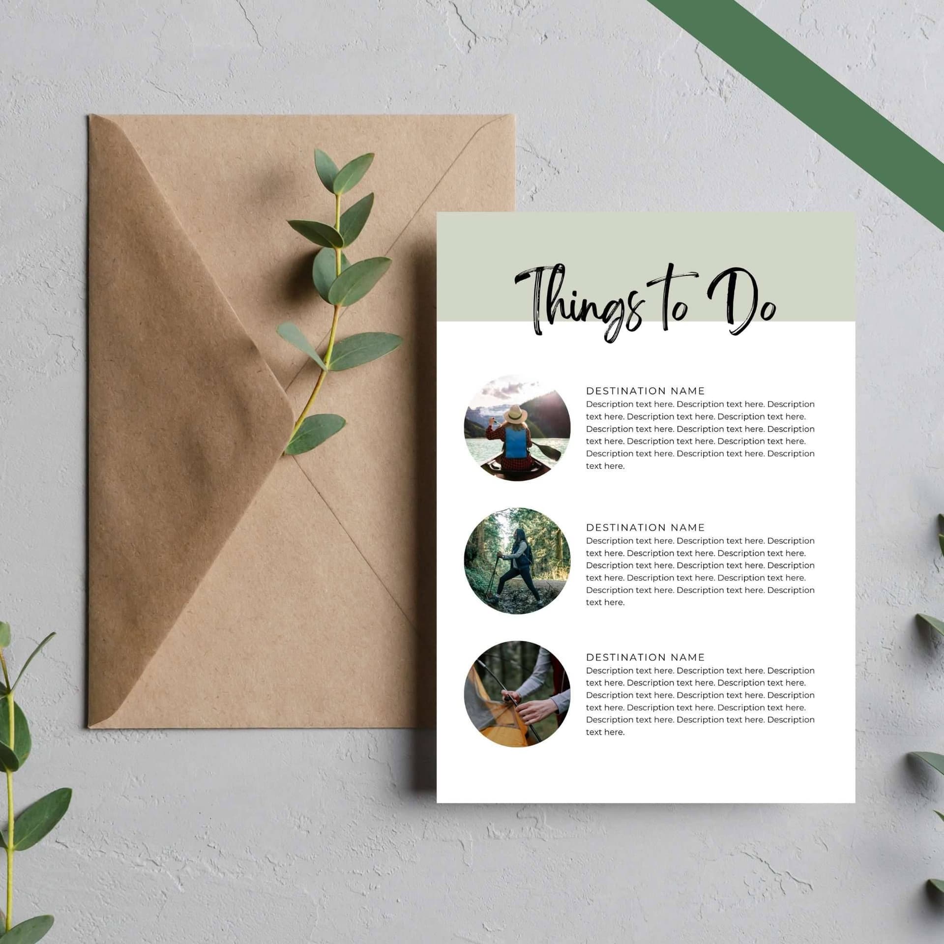 Airbnb Welcome Guide & House Manual Template (Canva, A4) view 5