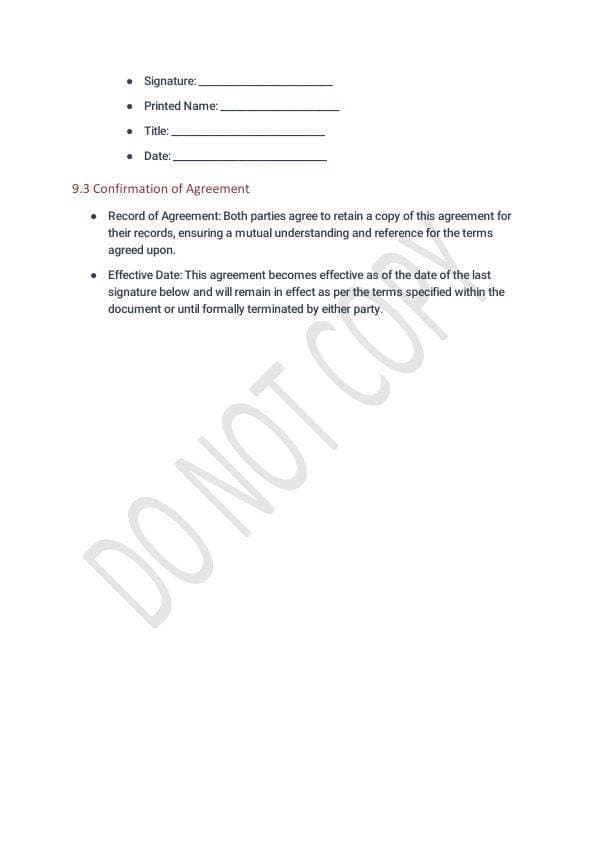 Personal Assistant Agreement Template for Airbnb & STR Hosts view 6