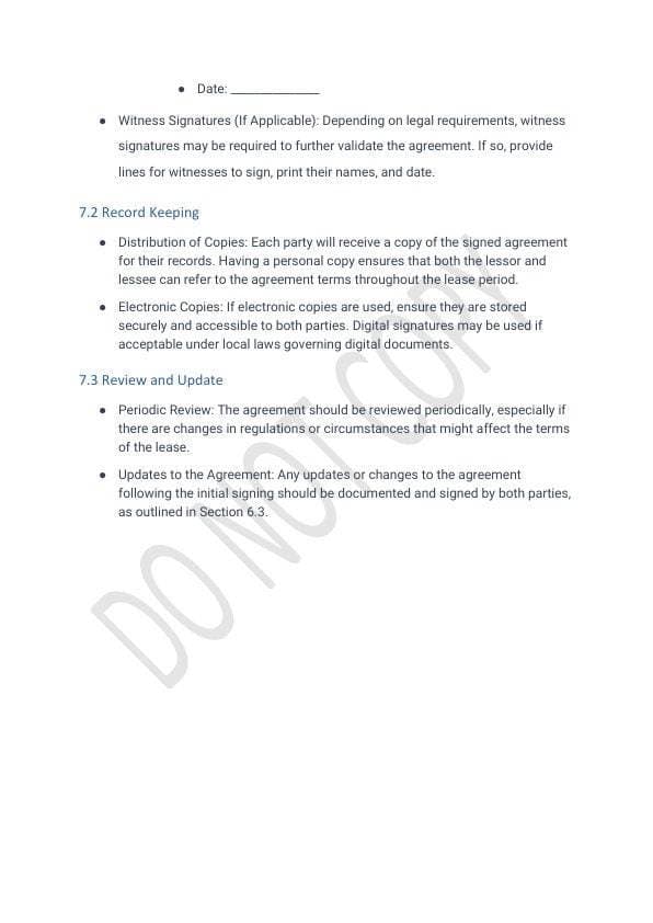Fitness Equipment Lease Agreement Template for Airbnb & STR Hosts view 8