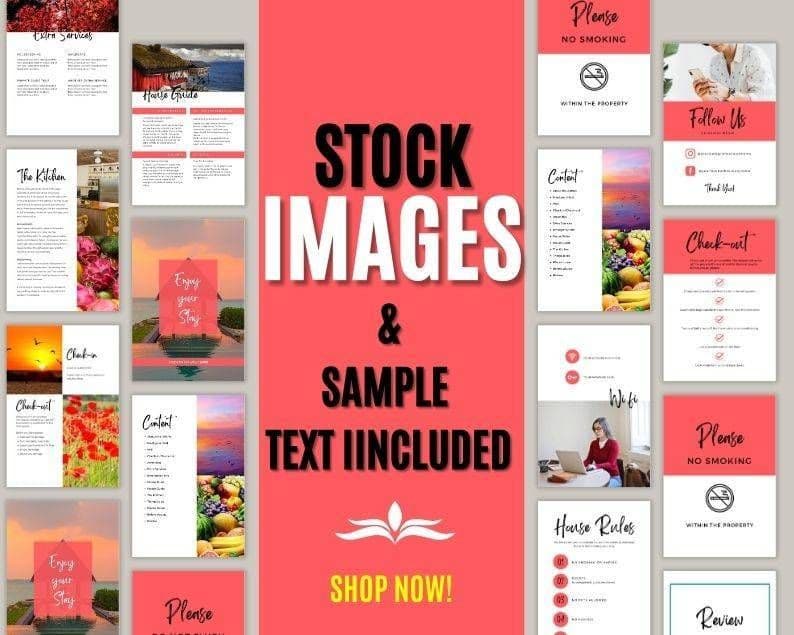 Airbnb Welcome Guide Template for Professional Hosts (Canva) view 4