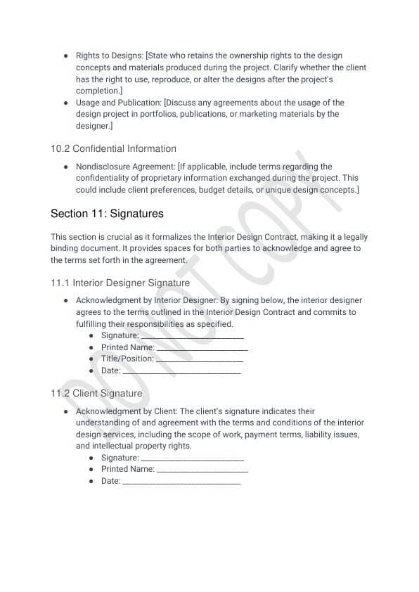Interior Design Contract Template for Airbnb & STR Hosts view 6