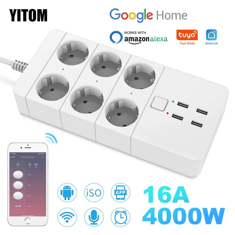 Smart Wifi Power Strip for Airbnb Smart Home & STR Tech Needs