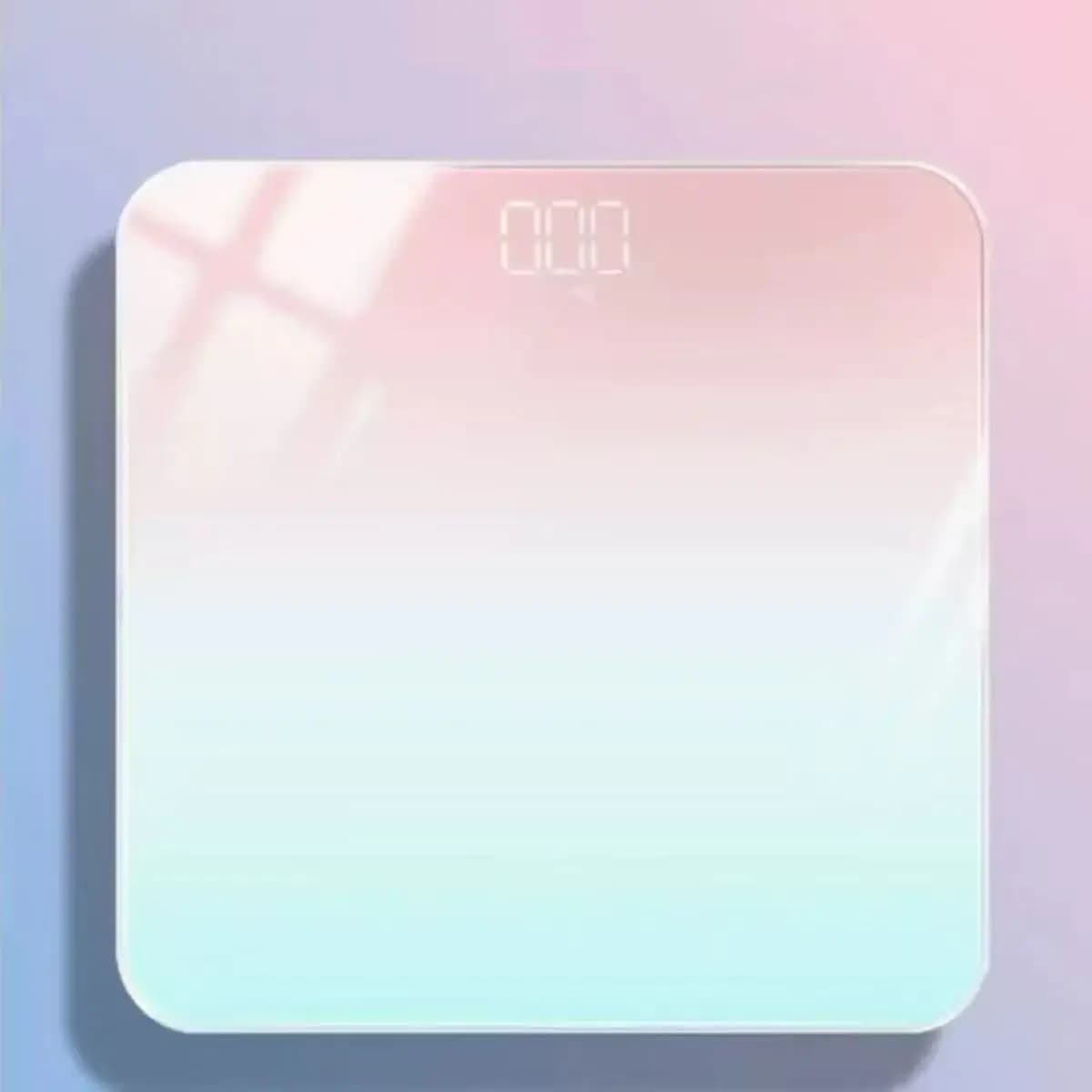 Gradient LED Electronic Scale for Airbnb Bathroom | Digital Display