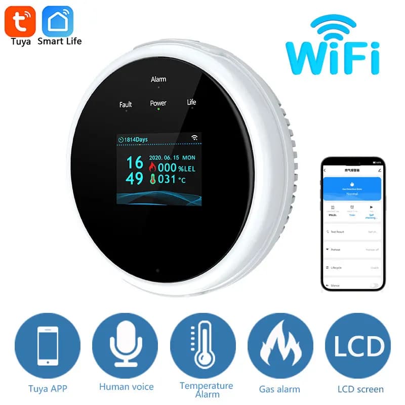 Wireless Gas Leak Detector for Airbnb Smart Home Safety | STR Tech