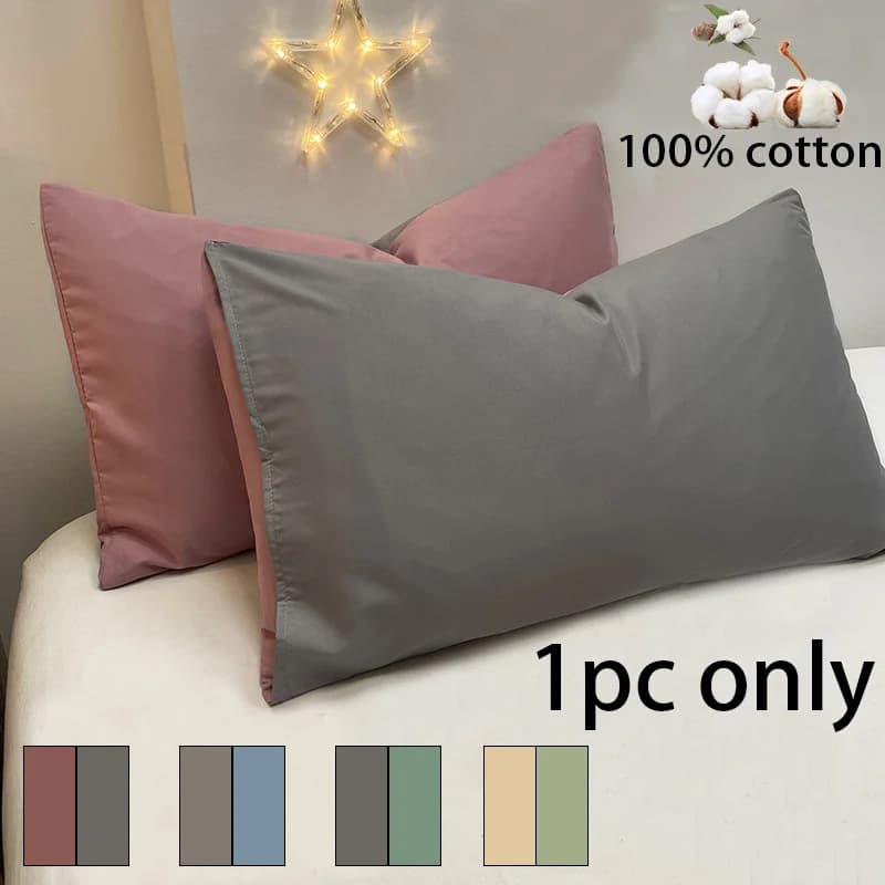 Super Soft Cotton Pillowcase for Airbnb Bedroom Comfort | STR
