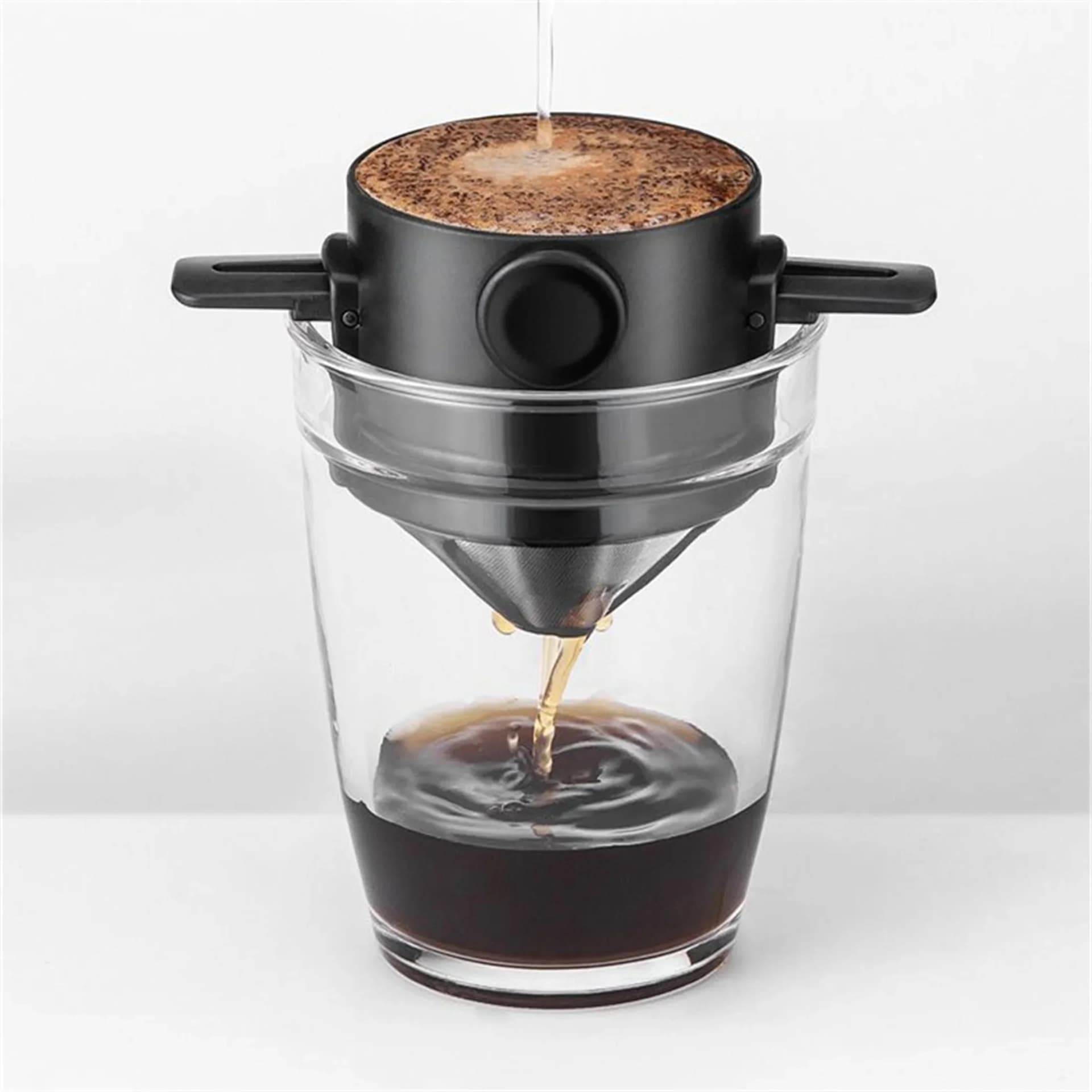 Portable Pour Over Coffee Maker for Airbnb Kitchen Essentials