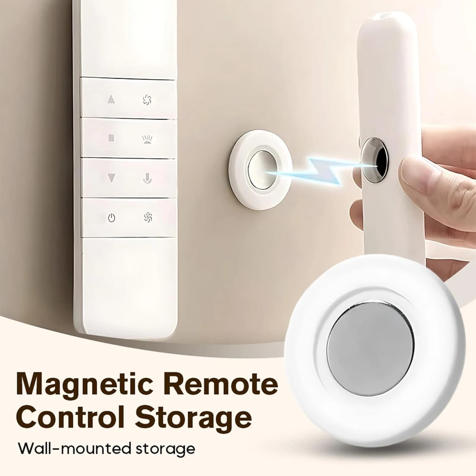 Magnetic Remote Holder for Airbnb & Vacation Rental Storage