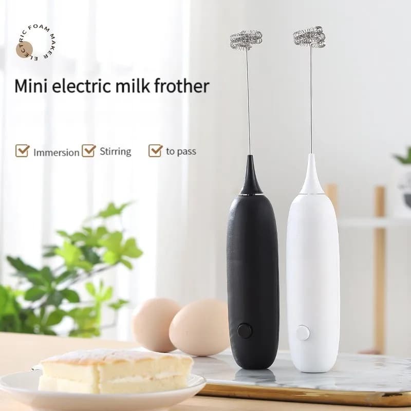 Handheld Egg Beater Froth Mixer for Airbnb Kitchen Essentials