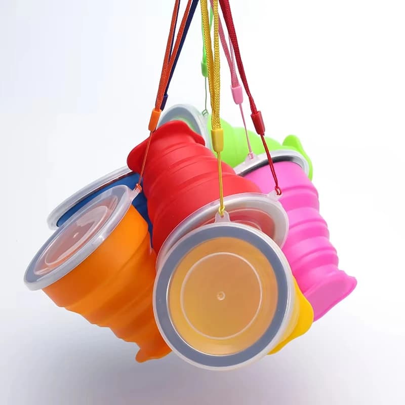 Collapsible Silicone Water Cup for Airbnb Kitchen | Heat Resistant Mug