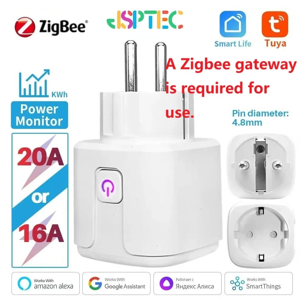 Zigbee Smart Plug With Power Monitoring for Airbnb Hosts