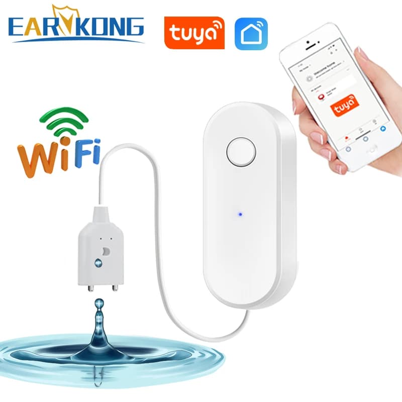 WiFi Water Leak Sensor for Airbnb Smart Home Protection | STR Tech