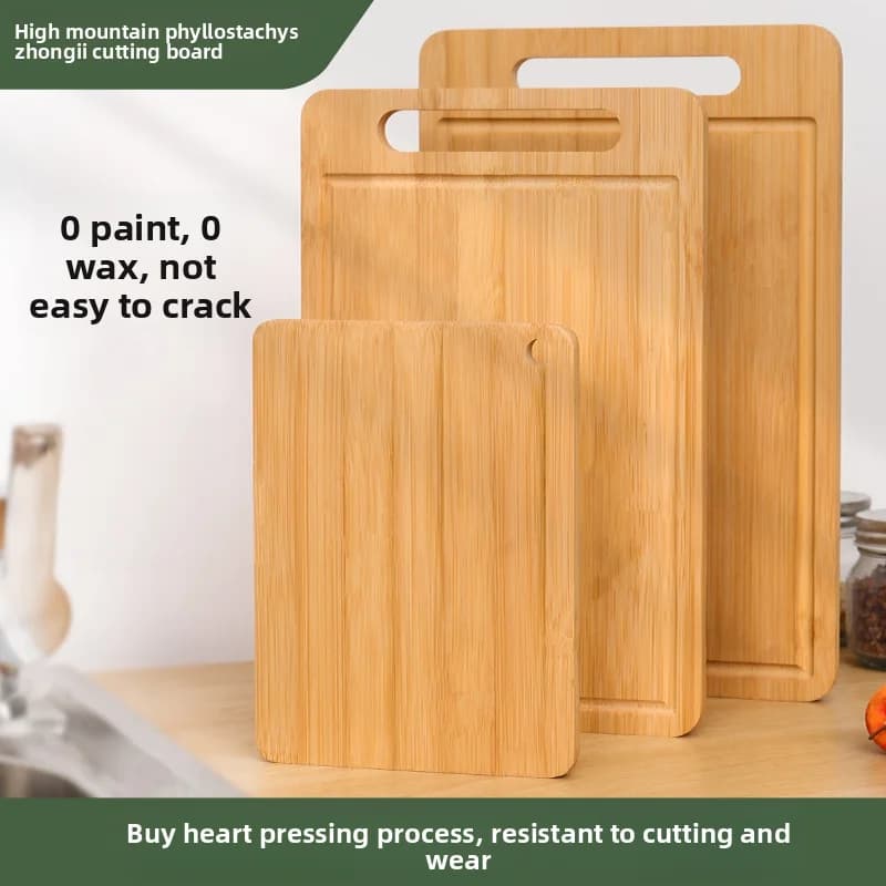 Double-Sided Bamboo Cutting Board for Airbnb Kitchen Hosts
