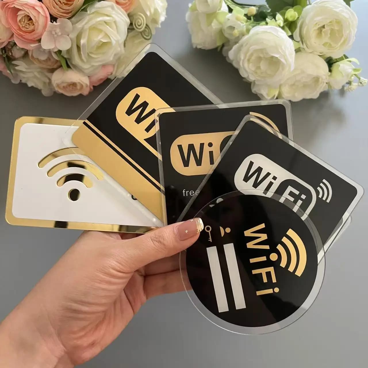 Welcome WiFi Password Sign for Airbnb Guest Arrival